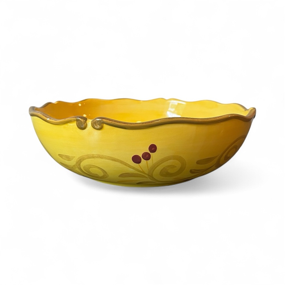 Vintage Home Trends Italian Villa 10.25" Large Serving Bowl Collectible
